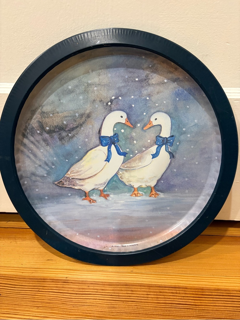 Goose Decorative Metal Tray, Cottage Core, Grannycore, Country Kitchen Decor
